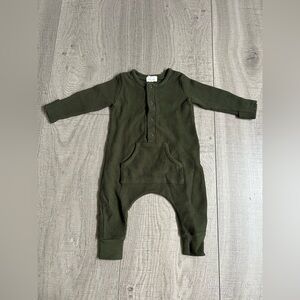 The Simple Folk Long John in Olive 3-6 Months